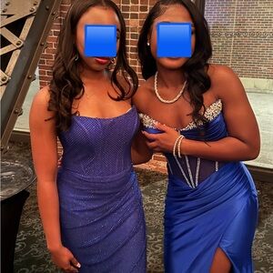 Elegant Blue Evening Dress